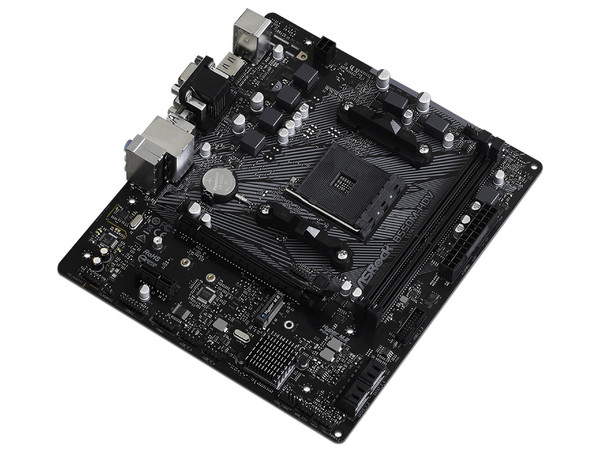 T. Madre ASRock B550M-HDV, 
Chipset AMD B550,
Segmento: Basico,
Soporta: AMD Ryzen 3ra, 4ta y 5ta Generación, Socket AM4,
Memoria: DDR4 4600(OC)/ 3200/ 2133 MHz, 128GB Max,
Integrado: Audio HD, Red, USB 3.2, SATA 3.0, M.2,
M-ATX, Ptos: 1xPCIEx16.