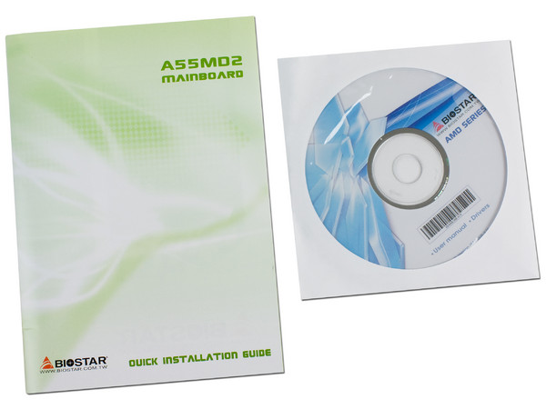 T. Madre Biostar A55MD2, Chipset AMD A55,
Soporta: AMD A10 / A8 / A6 / A4 / E2 / Athlon II de Socket FM2,
Memoria: DDR3 2133/1600/1333/1066/800 MHz, 32GB Max,
Integrado: Audio HD, Red,
Micro-ATX, Ptos: 1xPCIEX16, 1xPCI