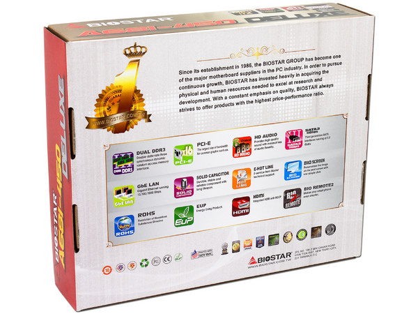 T. Madre Biostar A68I-450 DELUXE, Chipset A68,
Procesador Integrado AMD APU E-450D,
Memoria: 1333/1066/800 MHz, 16 GB Max,
Integrado: Video RADEON HD 6320,Audio HD, Red,
SATA 3.0, USB 3.0,
Mini-ITX, Ptos: 1xPCIEX16.
