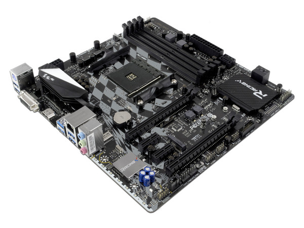 T. Madre Biostar B350GT3, ChipSet AMD B350,
Soporta: Soporta AMD A-series APU / Ryzen CPU / NPU,
Memoria: DDR4 3200(OC)/ 2133/ 1866 MHz, 64GB Max,
Integrado: Audio HD, Red, USB 3.0 y SATA 3.0,
Micro-ATX, Ptos: 1xPCIE3.0x16, 1xPCIE3.0x1.