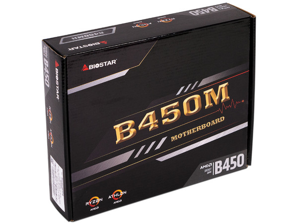 T. Madre Biostar B450MH: Chipset AMD B450, 
Soporta: Ryzen 1era y 2da Generación, Socket AM4, 
Memoria: DDR4 2133/2400/2933/3200 (OC) MHz, 32 GB máx, 
USB 3.0 y SATA 3.0, M.2,
2 x PCIE 2.0x1, 1 x PCIE 3.0x16.
