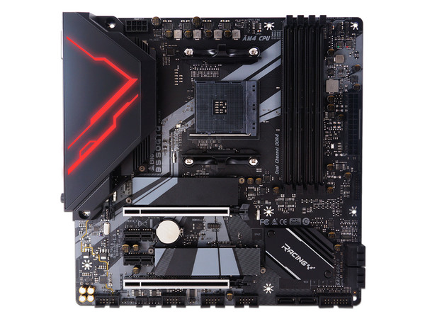 T. Madre Biostar B550 GTQ, 
Chipset AMD B550, Soporta AMD Ryzen 3ra. Generación de Socket AM4, 
Memoria: DDR4 4400+(OC)/4000(OC)/2933/1866, 128GB Max., 
Integrado: Audio HD, Red, USB 3.1 y SATA 3.0, 
Micro-ATX, Ptos: 1xPCIEx16, 1xPCIEx1.