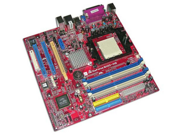 T. Madre Biostar GEFORCE 6100-M9, ChipSet GeForce 6100,
Para: Athlon 64/64FX / Athlon 64 X2 dual-core, Socket 939,
Integrado: Video GeForce 6100, Audio 5.1, Red 10/100,
Memoria: 4x DDR, Max. 4GB, Diseño MicroATX,
Ptos: 1xPCI-E X16, 1xPCI-E X1, 2xPCI