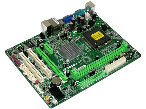 T. Madre Biostar GF7050V-M7, ChipSet NVIDIA 7050,
Soporta: Cel.400, DualCore/2 Duo, 1333/1066/800/MHz,
Memoria: DDR2 800/667Mhz, 2 Bancos, 4GB Max,
Integrado: Video GeForce 7050, Audio HD, Red,
Diseño: MicroATX, Ptos: 1xPCEx16, 1xPCE, 2xPCI