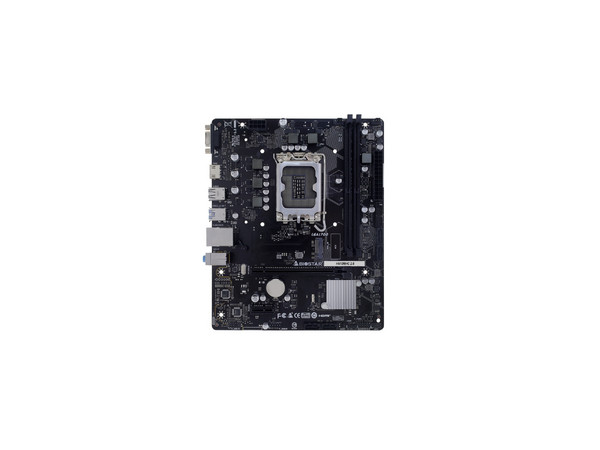 T. Madre BIOSTAR H610MHC 2.0,
Chipset Intel H610
Segmento: Básico,
Soporta: Intel 12va., 13va y 14va. Generación, Socket 1700
Memoria: DDR4 3200/2933/2666 MHz, 64GB Max
Audio HD, Red
USB 3.2, SATA 3.0, M.2,
M-ATX, Ptos: 1xPCIE4.0x16, 1xPCIE3.0x1
