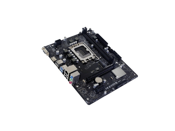 T. Madre BIOSTAR H610MHC 2.0,
Chipset Intel H610
Segmento: Básico,
Soporta: Intel 12va., 13va y 14va. Generación, Socket 1700
Memoria: DDR4 3200/2933/2666 MHz, 64GB Max
Audio HD, Red
USB 3.2, SATA 3.0, M.2,
M-ATX, Ptos: 1xPCIE4.0x16, 1xPCIE3.0x1