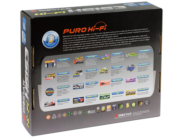 T. Madre Biostar HI-FI H61S3, Chipset Intel H61,
Soporta: Intel Core i7/ i5/ i3/ Pentium de Socket 1155,
Memoria: DDR3 1600/1333/1066 Mhz, 16 GB Max,
Integrado: Audio HD, Red,
Micro-ATX, Ptos: 1xPCIE 3.0 x16, 2xPCIEx1