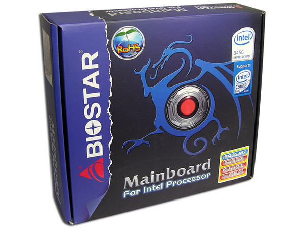 T. Madre Biostar I945G-M7, ChipSet Intel 945G,
Soporta: Pentium 4, D, Core2Duo, 800/1066MHz,
Integrado: Audio 5.1, Red, Video Intel GMA 950,
Memoria: DDR2 533/667MHz, 4 Bancos, 4GBMax,
Diseño: Micro ATX, Ptos: 1xPCE, 1xPCEx16, 2xPCI