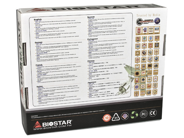 T. Madre Biostar MCP6P-M2, GeForce 6150,
Para: Athlon 64/FX, Athlon 64 X2, Socket AM2,
Integrado: Video GeForce 6150, Audio HD, Red 10/100,
Memoria: 2x DDR2, Max. 4GB, Diseño MicroATX,
Puertos: 1xPCI-E X16, 2xPCI