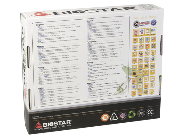 T. Madre Biostar MCP6P M2+, Chipset NVIDIA nForce,
Soporta: Phenom, Athlon 64/Athlon 64 X2, Socket AM2+,
Memoria: DDR2 800/667, 2 Bancos, 4GB Max,
Integrado: Audio HD, Red, Video GeForce 6150,
Diseño: MATX, Ptos:1xPCIEx16, 2xPCI.
