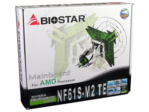 T. Madre Biostar NF61S MICRO AM2 TE, GeForce6100,
Para: Athlon 64/FX, Athlon 64 X2, Socket AM2,
Integrado: Video GeForce 6100, Audio 5.1, Red 10/100,
Memoria: 2x DDR2, Max. 4GB, Diseño MicroATX,
Ptos: 1xPCI-E X16, 1xPCI-E X1, 2xPCI