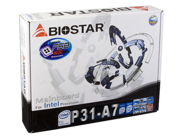 T. Madre Biostar P31-A7, Chipset Intel P31/  ICH7,
Soporta: Core 2 Duo, Quad, Celeron 400, 533/800/1066,1333MHz
Integrado: Audio HD, Red,
Memoria: DDR2 533/667/800MHz, 2 Bancos, 4GBMax,
Diseño: ATX, Ptos: 2xPCE, 1xPCEx16, 3xPCI