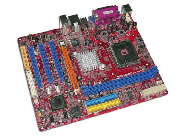 T. Madre Biostar P4M800 PRO-M7, ChipSet VIA P4M800 Pro,
Soporta: Intel LGA775 (90nm) FSB 533/800/1066MH,
Integrado: Audio 5.1, Video S3 Unichrome, Red 10/100,
Memoria: DDR2 400/533, 2 Bancos, 2GB Max,
Diseño: MicroATX, Ptos: 1xAGP 8X, 3xPCI, 1xCNR