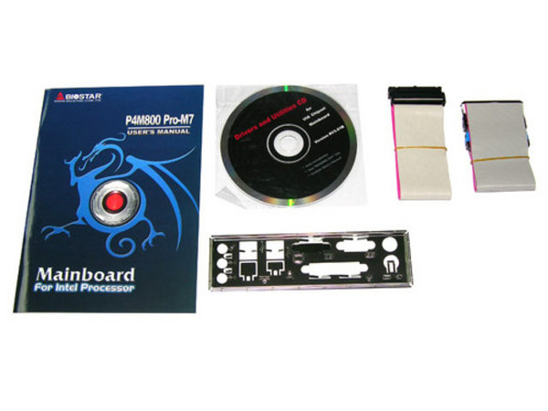 T. Madre Biostar P4M800 PRO-M7, ChipSet VIA P4M800 Pro,
Soporta: Intel LGA775 (90nm) FSB 533/800/1066MH,
Integrado: Audio 5.1, Video S3 Unichrome, Red 10/100,
Memoria: DDR2 400/533, 2 Bancos, 2GB Max,
Diseño: MicroATX, Ptos: 1xAGP 8X, 3xPCI, 1xCNR