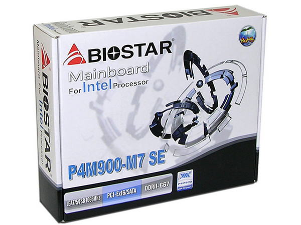 T. Madre Biostar P4M900-M7SE, Chipset VIAP4M900,
Soporta: Pentium 4, D, Core2Duo, 533/800/1066MHz,
Integrado: Audio 5.1, Red, Video VIA Chrome9,
Memoria: DDR2 533/667MHz, 2 Bancos, 4GBMax,
Diseño: Micro ATX, Ptos: 1xPCE, 1xPCEx16, 2xPCI