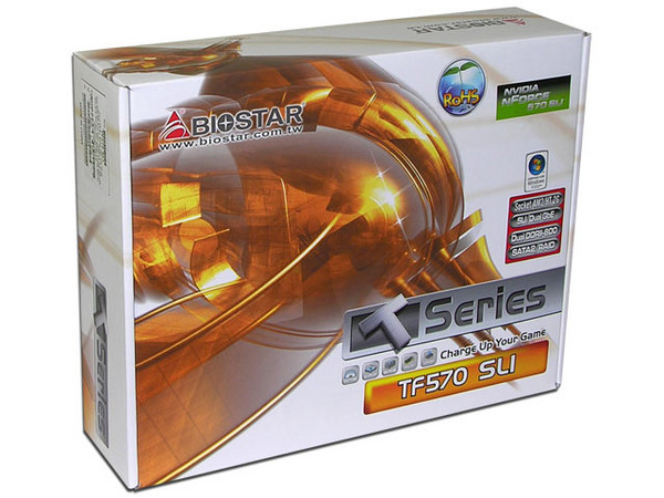 T. Madre Biostar TF570 SLI, ChipSet nForce570 SLI,
Soporta: AMD Athlon 64/FX/X2/Sempron, Socket AM2,
Memoria: DDR2 533/667/800Mhz, 4 Bancos, 4GB Max,
Integrado: Audio Realtek HD, Red 10/100/1000,
Diseño: ATX, Ptos: 2xPCEx16, 2xPCEx1, 3 PCI