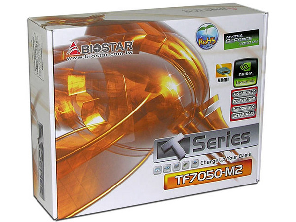 T. Madre Biostar TF7050-M2, ChipSet GeForce 7050PV,
Soporta: Athlon 64/FX, Athlon 64 X2, Socket AM2,
Integrado: Video GeForce 7, Audio 7.1, Red 10/100/1000,
Memoria: 4x DDR2, Max. 8GB, 533/667/800 MHz,
MicroATX, Ptos: 1xPCIEX16, 1xPCIEX1, 2xPCI