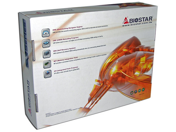T. Madre Biostar TFORCE 550, ChipSet NVIDIA nForce 550,
Soporta: Para: Athlon 64, Athlon 64 X2, Socket AM2,
Integrado: Realtek ALC861 7.1, Red 10/100/1000mbps,
Memoria: 4x DDR2, Max. 4GB, Diseño ATX,
Ptos: 1xPCI-E X16, 2xPCI-E X1, 4xPCI