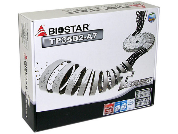 T. Madre Biostar TP35D2-A7, ChipSet Intel P35,
Soporta: Cel.400, DualCore/Duo/Quad, 1066/1333MHz,
Memoria: DDR2 1066/800/Mhz, 4 Bancos, 8GB Max,
Integrado: Audio 7.1, Red 10/100/1000,
Diseño: ATX, Ptos: 1xPCEx16, 2xPCE, 3xPCI
