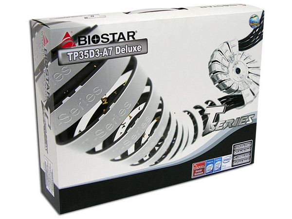 T. Madre Biostar TP35D3-A7 Deluxe, ChipSet Intel P35,
Soporta: Core 2 Quad, Core 2 Duo, 800/1066/1333MHz,
Memoria: DDR3 1333/1066/800/Mhz, 4 Bancos, 8GB Max,
Integrado: Audio 7.1, Red 10/100/1000,
Diseño: ATX, Ptos: 1xPCEx16, 3xPCEx1