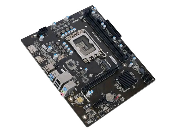 T. Madre ECS H610H7-M2,
Chipset H610, 
Segmento: General,
Soporta: Intel Core 12va, 13va y 14va Gen., Socket LGA 1700,
Memoria: DDR4 3200+MT/s, 64GB Max,
Integrado: Audio HD, Red, USB 3.2, SATA 3.0, M.2,
Micro-ATX, Ptos: PCIE 4.0 x16, PCIE 3.0x1