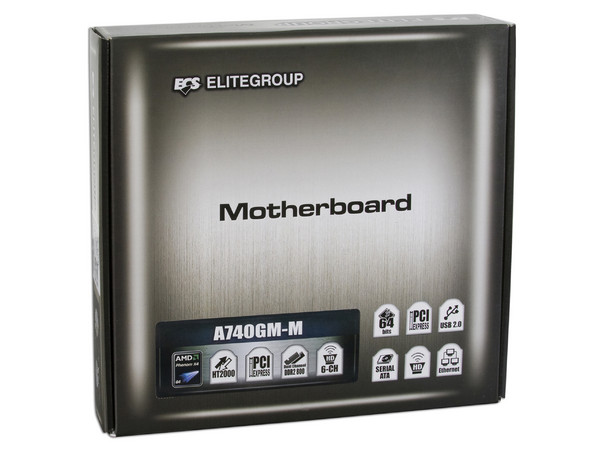 T. Madre ECS A740GM-M V1.0A, ChipSet AMD 740G,
Soporta: Phenom, Athlon 64/Athlon 64 X2, Socket AM2+,
Integrado: Audio HD, Video AMD 740G, Red 10/100,
Memoria: 2x DDR2, Max. 16GB, Diseño MicroATX,
Ptos: 1xPCI-E X16, 1xPCI-E X1, 2xPCI