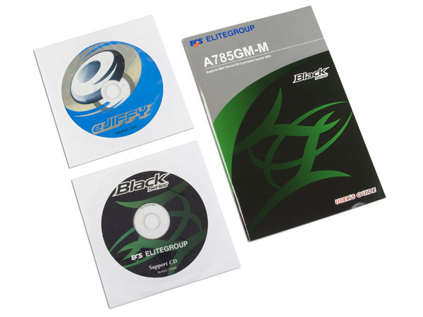 T. Madre ECS Black Series A785GM-M, ChipSet AMD 785G,
Soporta: Phenom II X3 y X4 de Socket AM3,
Integrado: Video ATI HD 4200, Audio HD, Red,
Memoria: DDR3 1333/1066 MHz,
Diseño ATX,Ptos: 1xPCIEX16, 2xPCI-EX1, 1xPCI