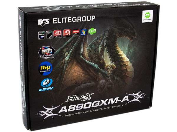 T. Madre ECS A890GXM-A, ChipSet AMD 890GX,
Soporta: Phenom II X6 de Socket AM3,
Integrado: Video ATI Radeon HD4290, Audio HD, Red,
Memoria: DDR3 1333/1066 MHz,
Diseño ATX,Ptos: 3xPCIEX16, 2xPCI-EX1, 1xPCI