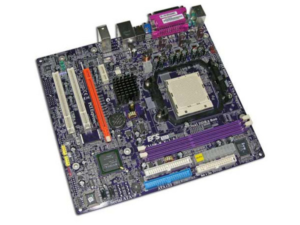T. Madre ECS C51GM-M, ChipSet GeForce 6100,
Para: Athlon 64/Athlon 64 X2 dual-core, Socket AM2,
Integrado: Video GeForce 6100, Audio 5.1, Red 10/100,
Memoria: 2x DDR2, Max. 16GB, Diseño MicroATX,
Ptos: 1xPCI-E X16, 1xPCI-E X1, 2xPCI