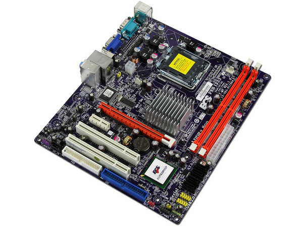 T. Madre ECS G31T-M7, ChipSet Intel G31 & ICH7,
Soporta: Cel.400, DualCore/2Duo, 1066/1333MHz,
Memoria: DDR2 667/800/Mhz, 2 Bancos, 4GB Max,
Integrado: Video Intel 3100, Audio HD, Red 10/100,
Diseño: MicroATX, Ptos: 1xPCEx16, 1xPCEx1, 2xPCI