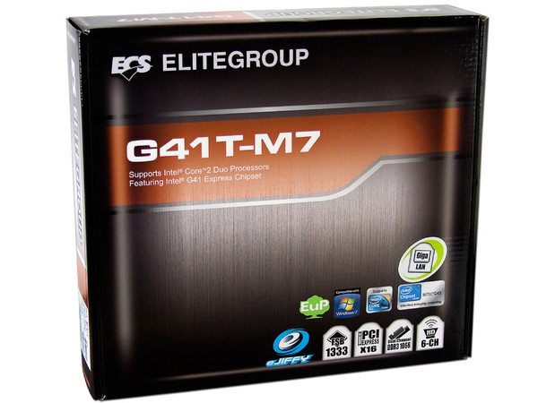Tarjeta Madre ECS G41T-M7, ChipSet Intel G41,
Soporta: Core 2 Quad, Core 2 Duo, 1333/1066/800MHz,
Memoria: DDR3 1333/1066MHz, 2 Bancos, 8GBMax,
Integrado: Audio HD, Red, Video Intel, Diseño: mATX,
Puertos: 1xPCIEx16, 1xPCIEx1, 1xPCI