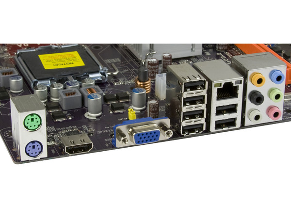 T. Madre ECS G43T-M, ChipSet Intel G43 & ICH10,
Soporta: Cel.400, DualCore, 2Duo, Quad,1066/1333MHz,
Memoria: DDR2 667/800Mhz, 4 Bancos, 8GB Max,
Integrado: Video, Audio HD, Red 10/100,
Diseño: MicroATX, Ptos: 1xPCEx16, 2xPCEx1, 1xPCI
