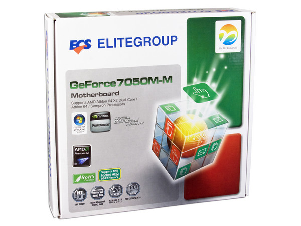 T. Madre ECS GeForce7050M-M (V2.0), ChipSet nForce 630,
Soporta: Phenom, Athlon 64 X2, Socket AM2+,
Integrado: Video NVIDIA 7050, Audio HD, Red,
Memoria: 2x DDR2 667/800Mhz, Max.16GB, microATX,
Ptos: 1xPCIEX16, 1xPCIEX1, 2xPCI