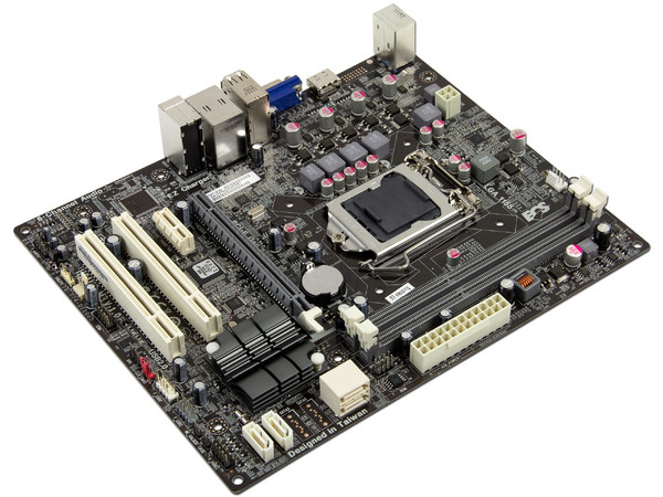 T. Madre ECS H61H2-M3-B3, ChipSet Intel H61 Express,
Soporta: Core i7, Core i5 y Core i3 de Socket 1155,
Integrado: Audio HD, Red,
Memoria: DDR3 1333, 1066MHz 16GB Max,
Micro-ATX, Ptos: 1xPCEx16, 1xPCIEx1, 2xPCI.