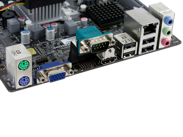 T. Madre ECS NM70-I2,
Procesador Integrado Intel Celeron 1037U (1.8 GHz),
Memoria: DDR3 1333/1066 MHz, 16 GB Max,
Integrado: Video Intel HD graphics, Audio, Red,
SATA 3.0,
Mini-ITX, Ptos: 1xPCIEx16.