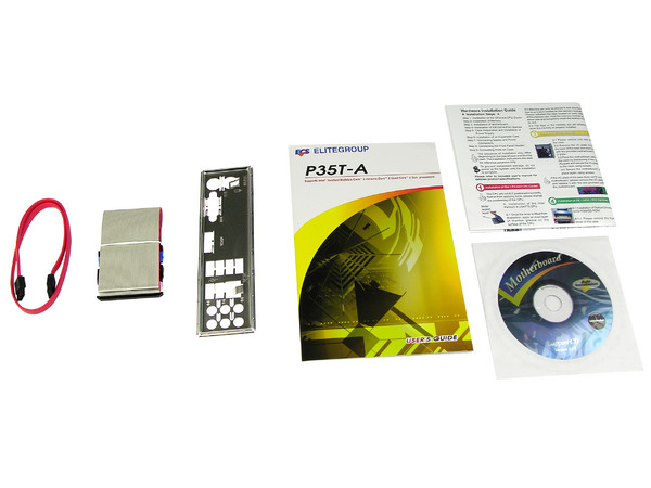 T. Madre ECS P35T-A, ChipSet Intel P35&ICH9DH,
Soporta: Cel.400, DualCore/2Duo/Quad, 1066/1333MHz,
Memoria: DDR2 800/667MHz, 4 Bancos, 8GB Max,
Integrado: Audio HD, Giga Lan,
Diseño: ATX, Ptos: 2xPCEx16, 1xPCEx1, 3xPCI