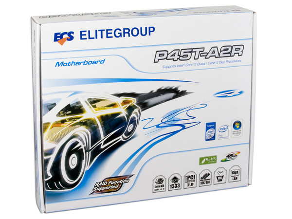 Tarjeta Madre ECS P45T-A2R, ChipSet Intel P45,
Soporta: Core 2 Quad, Core 2 Duo, 1600 OC/1333MHz,
Memoria: DDR2 800/667MHz, 4 Bancos, 16GBMax,
Integrado: Audio 5.1, Red,
ATX, Puertos: 1xPCIEx16, 3xPCIEx1, 2xPCI