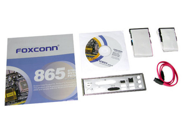 T. Madre Foxconn 865G7MF-SH, ChipSet Intel 865G,
Soporta: Pentium D, Pentium 4, Socket 775, FSB 800/533MHz,
Integrado: Audio 5.1, Video, Red 10/100M,
Memoria: DDR 333/400 Mhz, 2 Bancos, 2GB Max,
Diseño: Micro ATX, Ptos:1x AGP 8X, 3x PCI