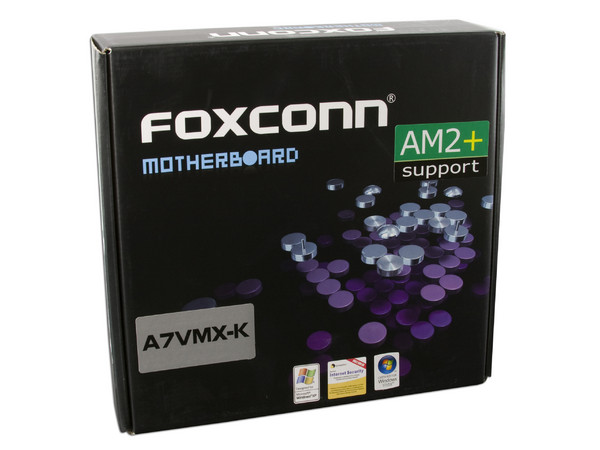 T. Madre Foxconn A7VMX-K, ChipSet AMD 780V+SB700,
Soporta: Phenom, Athlon 64/Athlon 64 X2, Socket AM2,
Integrado: Video ATI Radeon, Audio HD, Red 10/100,
Memoria: 2x DDR2, Max. 4GB, Diseño Micro ATX,
Ptos: 1xPCI-E X16, 1xPCI-E X1, 2x