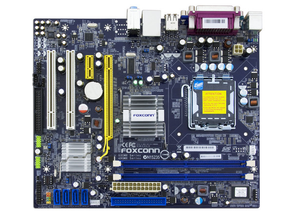 Tarjeta Madre Foxconn G31MX-K 2.0, ChipSet G31+,
Soporta: Core 2 Quad, Core 2 Duo, 1066/1333MHz,
Memoria: DDR2 800/667MHz, 2 Bancos, 4GBMax,
Integrado: Audio 5.1, Red, Video Intel, Diseño: mATX,
Puertos: 1xPCIEx16, 1xPCIEx1, 2xPCI