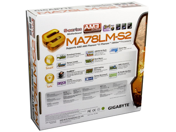 T. Madre Gigabyte GA-MA78LM-S2, ChipSet AMD760G,
Soporta: Phenom I y II, Athlon, Socket AM2+/AM3,
Integrado: Audio HD, Red 10/100/1000 Mbit,
Memoria: DDR2 1200(O.C.)/1066/800MHz, Diseño ATX,
Ptos: 1xPCIEX16, 1xPCIEX1, 2xPCI
