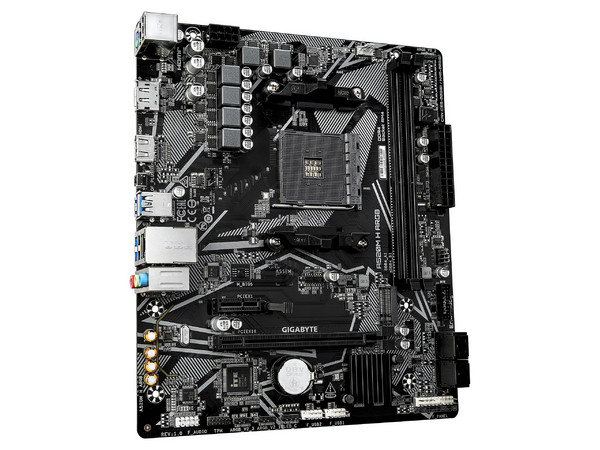 T. Madre Gigabyte A520M H ARGB, 
Segmento: General,
ChipSet AMD A520,
Soporta: AMD Ryzen 3ra, 4ta y 5ta Generación,
Memoria: DDR4 5100/4000/2133 MHz, 64GB Max,
Integrado: Audio HD, Red,
USB 3.0, SATA 3.0, M.2,
Micro-ATX, Ptos: 1xPCIE 3.0.