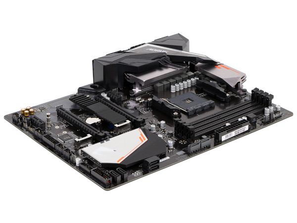 T. Madre GIGABYTE B450 AORUS ELITE V2, Chipset B450,
Soporta: AMD Ryzen 3ra, 4ta y 5ta Generación, Socket AM4,
Memoria DDR4 3600/2933/2133 MHz, 128GB Máx,
Integrado: Audio HD, Red, USB 3.0,
SATA 3.0, M.2,
ATX, Ptos: 1xPCIEx16, 1xPCIEx4, 2xPCIEx1.