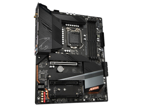 T. Madre Gigabyte B560 AORUS PRO, Chipset Intel B560,
Soporta: Core i9 / i7 / i5 / i3, Socket 1200,
Memoria: DDR4 5333(OC)/3800(OC)/2133 MHz, 128GB Máx,
Integrado: AudioHD, Red, USB 3.2 y SATA 3.0, M.2,
ATX, Ptos: 3xPCIEx16
