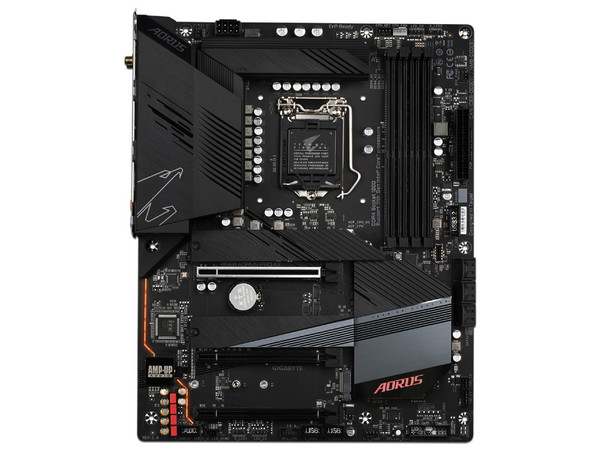 T. Madre Gigabyte B560 AORUS PRO, Chipset Intel B560,
Soporta: Core i9 / i7 / i5 / i3, Socket 1200,
Memoria: DDR4 5333(OC)/3800(OC)/2133 MHz, 128GB Máx,
Integrado: AudioHD, Red, USB 3.2 y SATA 3.0, M.2,
ATX, Ptos: 3xPCIEx16