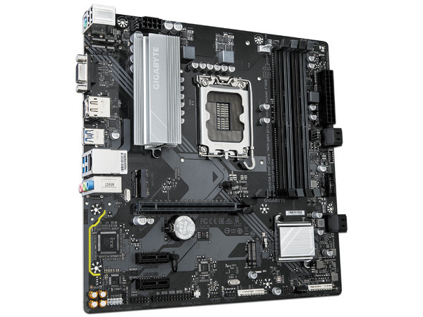 T. Madre Gigabyte B760M D3HP DDR4:
Chipset Intel B760,
Segmento: Alto,
Soporta: Procesadores Intel Core de 13 y 14 Generación, Socket LGA 1700,
RAM: DDR4 5333/4400/3200MHz,128GB Máx,
AudioHD, Red, USB y SATA 3.0, M.2,
Micro-ATX, Ptos: 1xPCIE4.0x16.