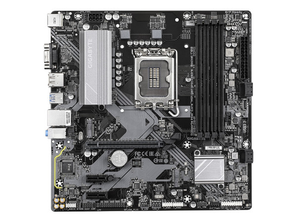 T. Madre Gigabyte B760M D3HP DDR5: 
Chipset Intel B760, Segmento: Alto, 
Soporta: Procesadores Intel Core de 13 y 14 Generación, Socket LGA 1700, 
RAM: DDR5 5600MHz, 256GB Máx, 
AudioHD, Red, USB y SATA 3.0, M.2, 
Micro-ATX, Ptos: 1xPCIE4.0x16