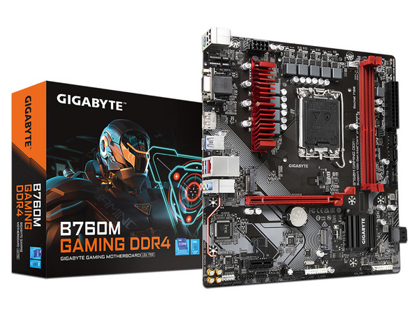 T. Madre Gigabyte B760M GAMING, Chipset Intel B760,
Soporta: Intel 14va y 13va Generación, Socket 1700,
Memoria: DDR4 5333(OC)/4133(OC)/3200MHz, 192GB Max,
Integrado: Audio HD, Red, USB 3.2 y SATA 3, M.2,
Micro-ATX, Puertos: 1xPCIE4.0x16, 2xPCIE3.0x1