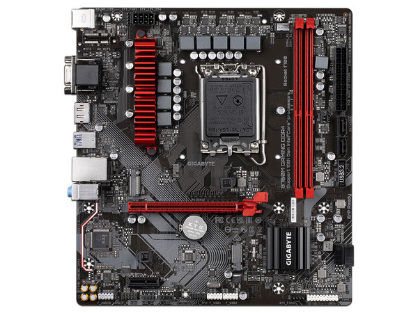 T. Madre Gigabyte B760M GAMING, Chipset Intel B760,
Soporta: Intel 14va y 13va Generación, Socket 1700,
Memoria: DDR4 5333(OC)/4133(OC)/3200MHz, 192GB Max,
Integrado: Audio HD, Red, USB 3.2 y SATA 3, M.2,
Micro-ATX, Puertos: 1xPCIE4.0x16, 2xPCIE3.0x1