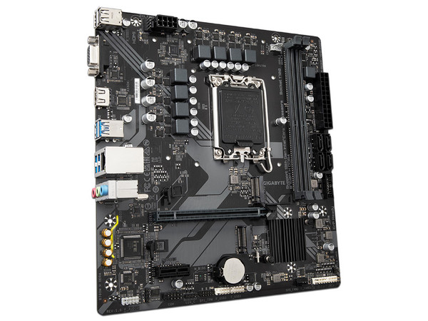 T. Madre Gigabyte B760M H DDR4:
Chipset Intel B760,
Segmento: Alto,
Soporta: Procesadores Intel Core de 13 y 14 Generación, Socket LGA 1700,
Memoria: DDR4 3200/2933/2400MHz, 64GB Máx,
AudioHD, Red, USB y SATA 3.0, M.2,
Micro-ATX, Ptos: 1xPCIE4.0x16.